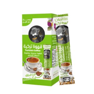 Al Samman Instant Turkish Coffee with Cardamom 10 Packs X 7 Grams